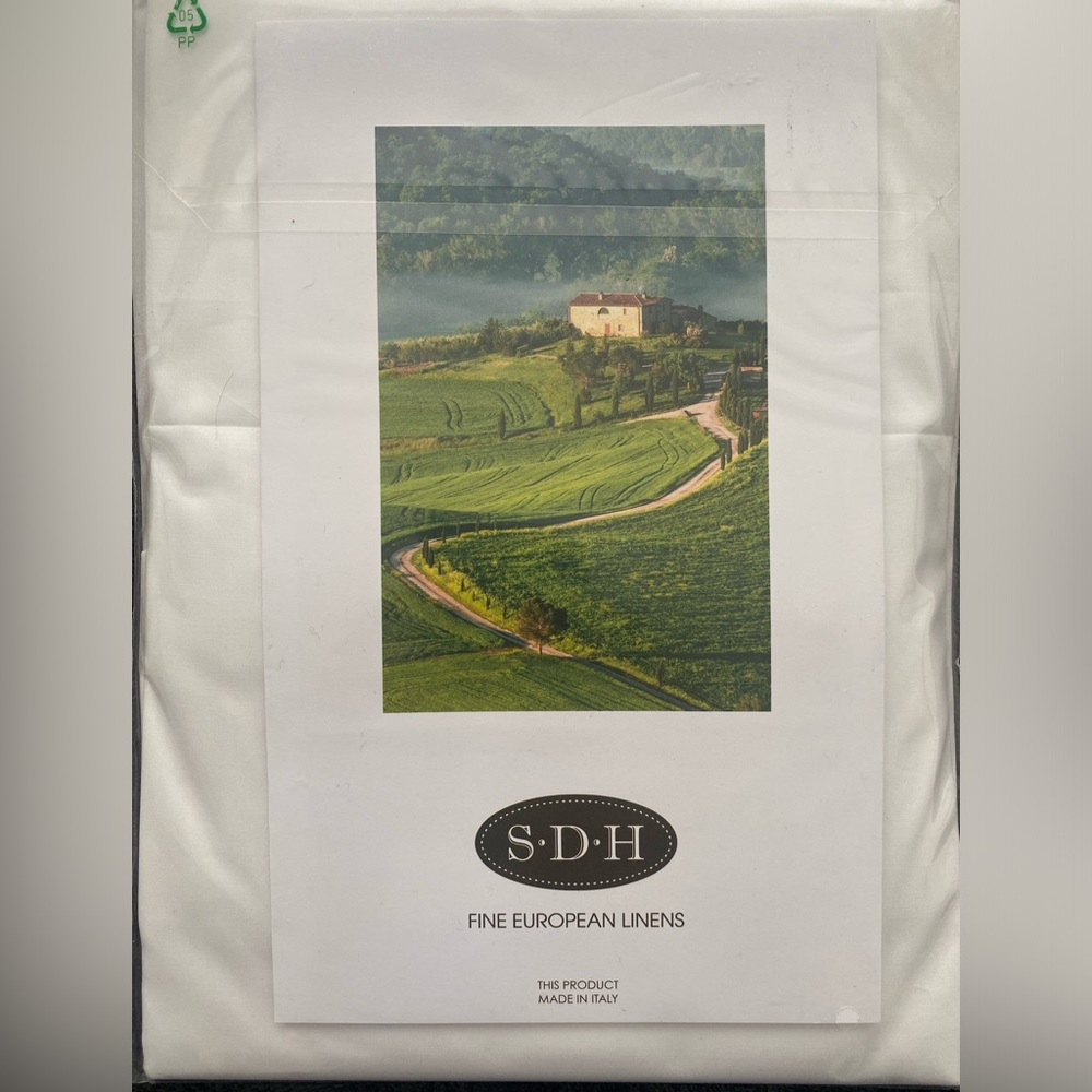 SDH Capri Percale Pillow Sham Flanged European - Picture 2 of 4